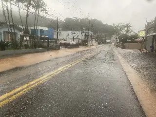 Volta a chover em Brusque e alerta se mantém  - 1