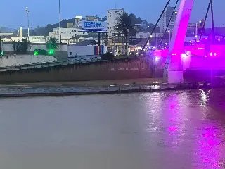 Rio volta a transbordar no Centro de Brusque  - 4