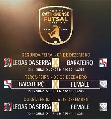 Barateiro Futsal busca título Catarinense - 1