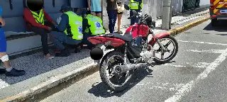 Colisão entre carro e moto deixa um ferido em Brusque  - 2
