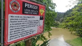 (VIDEO) Bombeiros alertam sobre risco em cachoeiras - 1