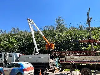 Após nove horas, fornecimento de energia é restabelecido em Brusque  - 9