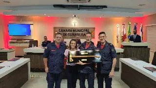 Quartel de Guabiruba comemora 20 anos com novo caminhão de combate a incêndio - 19