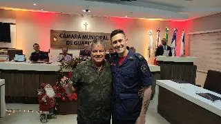 Quartel de Guabiruba comemora 20 anos com novo caminhão de combate a incêndio - 11