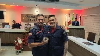 Quartel de Guabiruba comemora 20 anos com novo caminhão de combate a incêndio - 5