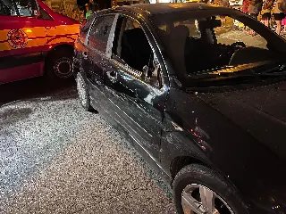 Colisão entre carro e moto deixa uma pessoa ferida em Brusque  - 1