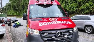 Bombeiros detalham acidente que feriu mulher em Brusque - 1