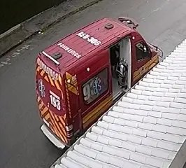 Entregador sofre queda e tem suspeita de fratura em Brusque  - 1
