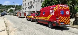 Homem sofre queda e precisa ser socorrido em Brusque  - 1