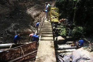 Samae realiza concretagem da represa da ETA Limeira - 3