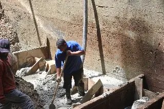 Samae realiza concretagem da represa da ETA Limeira - 4