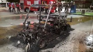 (VÍDEO) Quadriciclo da Guarda Municipal é incendiado na madrugada - 8