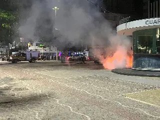 Identificados e presos autores do incêndio à viatura - 3