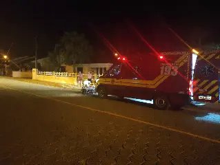 Motociclista sofre queda ao passar por buraco em Guabiruba  - 2