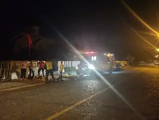Motociclista sofre queda ao passar por buraco em Guabiruba  - 4