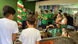Luciano Hang prestigia inauguração da biblioteca da escola João XXIII - 6