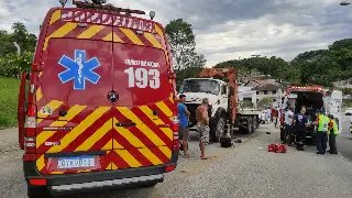 (VIDEO) Vítima de acidente em Brusque teve várias fraturas - 7