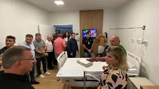 Empresários visitam as obras de reforma dos leitos no Hospital Azambuja - 3