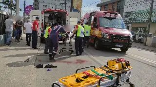Ciclista fica gravemente ferida após acidente em Brusque  - 2