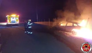 Veículo apresentou falhas e foi tomado por chamas - 1