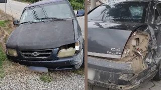(VIDEO) Passageiro fica ferido após colisão entre carros em Botuverá  - 8