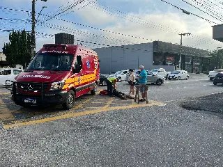 Ciclista é atropelado em colisão frontal - 1
