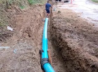 Samae realiza troca de rede de amianto na Rua José Knihs - 1
