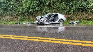 Acidente com morte na BR 470 envolveu carro de Nova Trento - 1