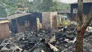Bebê é resgatado de incêndio com queimaduras em Balneário Camboriú - 4