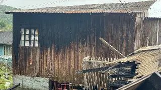 Bebê é resgatado de incêndio com queimaduras em Balneário Camboriú - 1