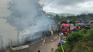 Bebê é resgatado de incêndio com queimaduras em Balneário Camboriú - 2