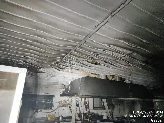 Fritadeira causa princípio de incêndio em cozinha industrial - 1