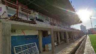 (VIDEO) Seguem as obras no estádio Augusto Bauer - 1