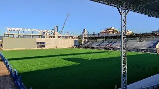 (VIDEO) Seguem as obras no estádio Augusto Bauer - 10