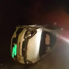 Capotamento é registrado em rua de acesso de Nova Trento a Brusque - 3