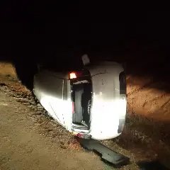 Capotamento é registrado em rua de acesso de Nova Trento a Brusque - 5