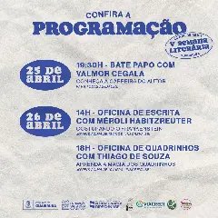 V Semana Literária se inicia na próxima segunda-feira - 1