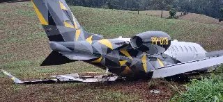 (VIDEO) Avião sofre acidente durante pouso em Erechim - 3