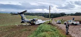 (VIDEO) Avião sofre acidente durante pouso em Erechim - 2