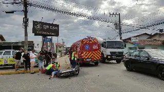 (VÍDEO) Violência do impacto termina em prejuízo e ferido - 6