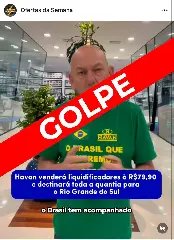 Nome da Havan está sendo usado para aplicar golpes - 1