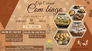 APAE Guabiruba promove café colonial com bingo neste sábado - 1