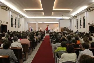 Missa marca início das festividades da comunidade Santa Rita  - 8