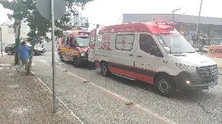 Socorristas do SAMU e dos bombeiros são acionados no Centro - 1