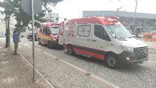 Socorristas do SAMU e dos bombeiros são acionados no Centro - 4