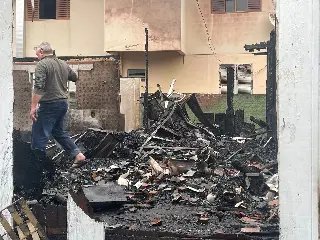 (VÍDEO) Incêndio queimou tudo e gato está desaparecido - 3