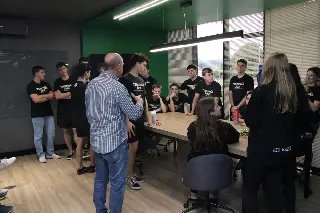 ACIBr recebe terceirão do Colégio Unifebe em sua sede - 3