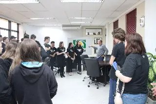 ACIBr recebe terceirão do Colégio Unifebe em sua sede - 4