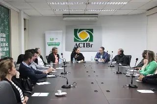 Núcleo da ACIBr recebe técnico da Secretaria Estadual da Indústria - 2