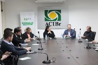 Núcleo da ACIBr recebe técnico da Secretaria Estadual da Indústria - 1